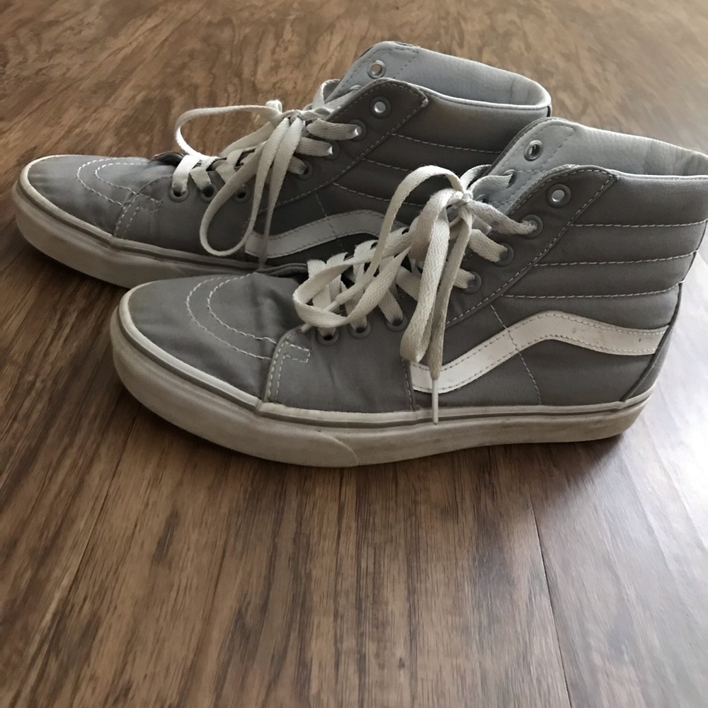 Grey high top Vans!